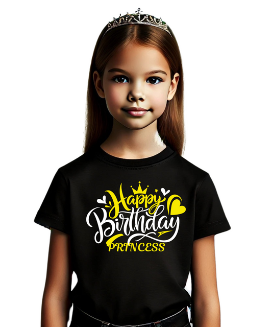 Birthday Girl Personalized T-shirt/T-shirt with Personalized name