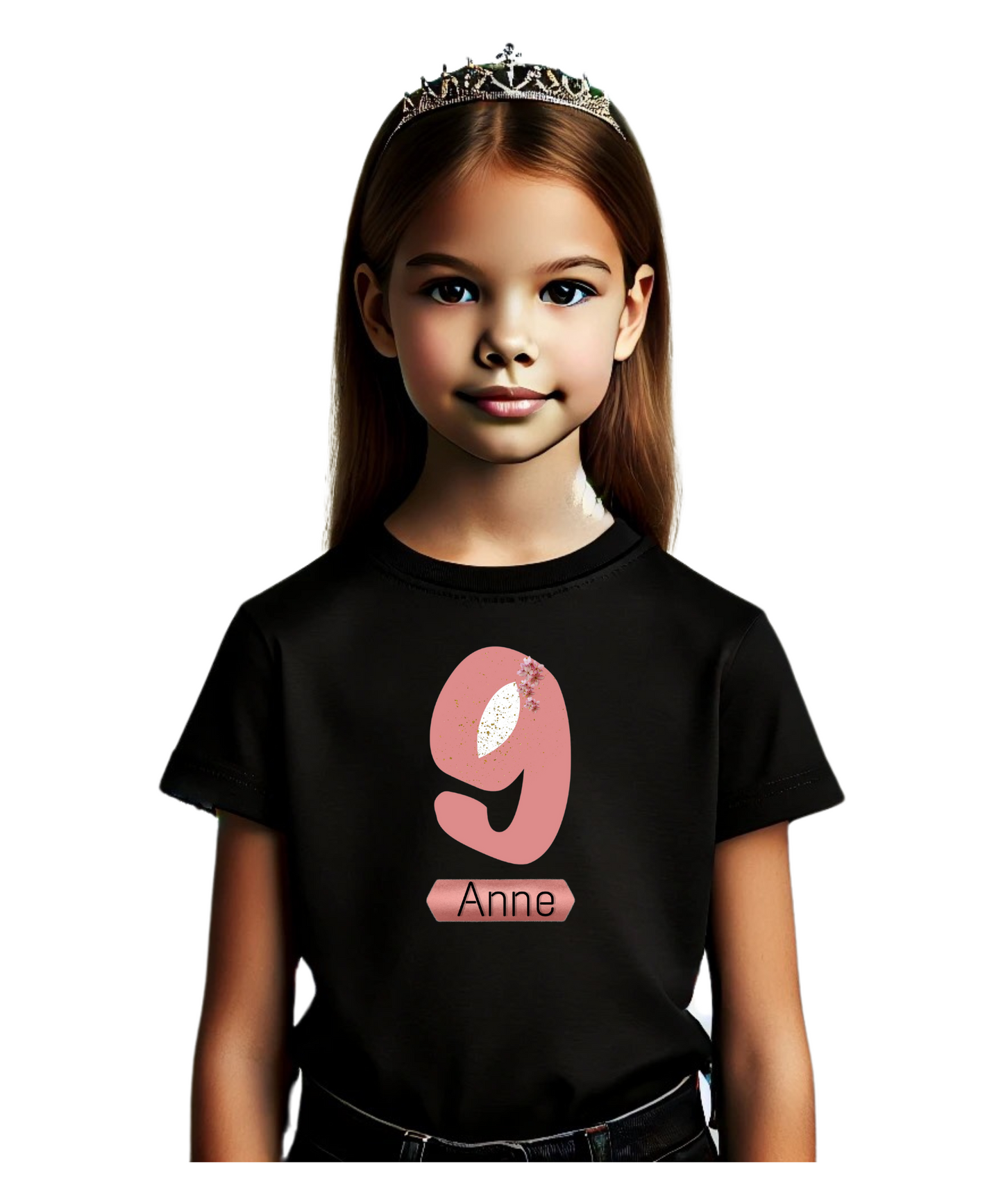 Kids Custom T-shirt, Number, Birthday T-shirt