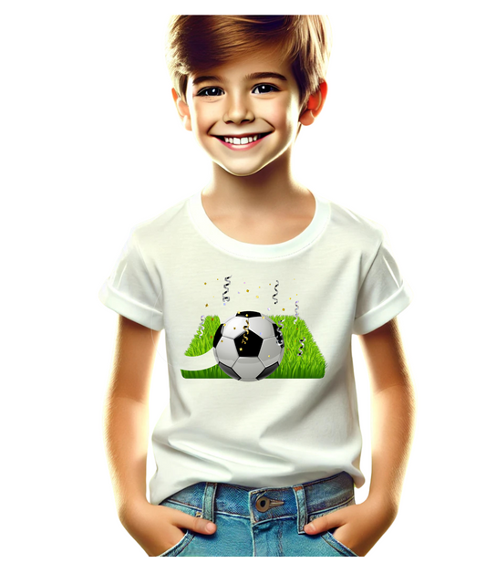 Personalized Birthday Boy T-Shirt | Custom Foot Ball Shirt | Any Age and Name Customizable | Boys Birthday Gift | Football  Birthday Shirt