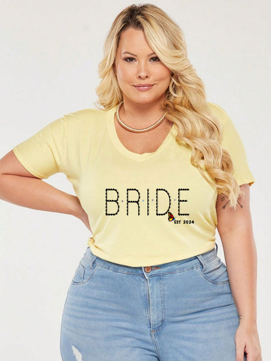 Bride T shirt, Bridesmaid Shirt, Maid of Honour T-Shirts, Wedding Role Tops